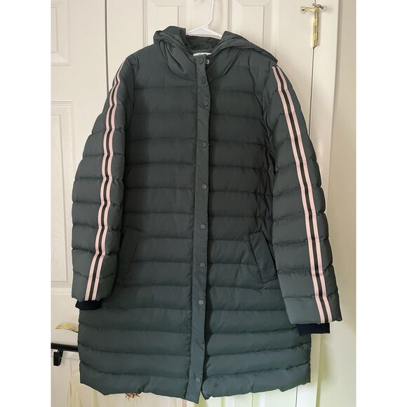 Boden Down Puffer Jacket In Green Women Size 18 - Picture 1 of 11